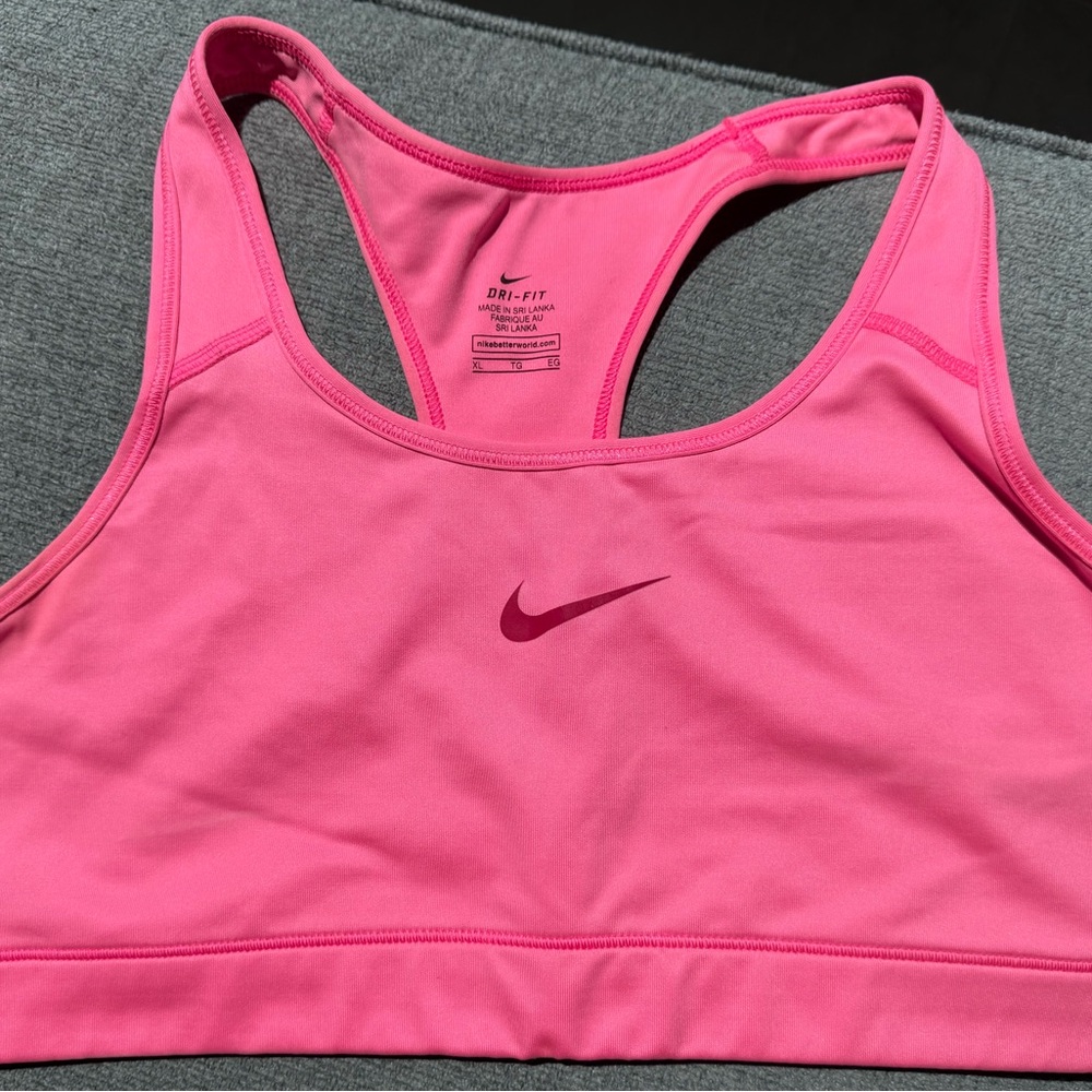 Nike Pink Racerback Sports Bra